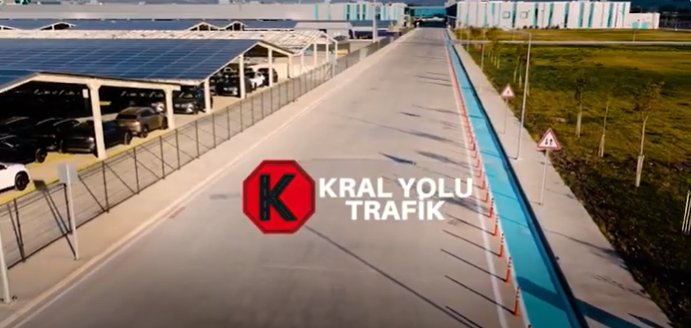 Togg Fabrikası Türkiye İlk Yerli Otomobili 25.000 yol çizgisi,yaya geçitleri,bisiklet yolu